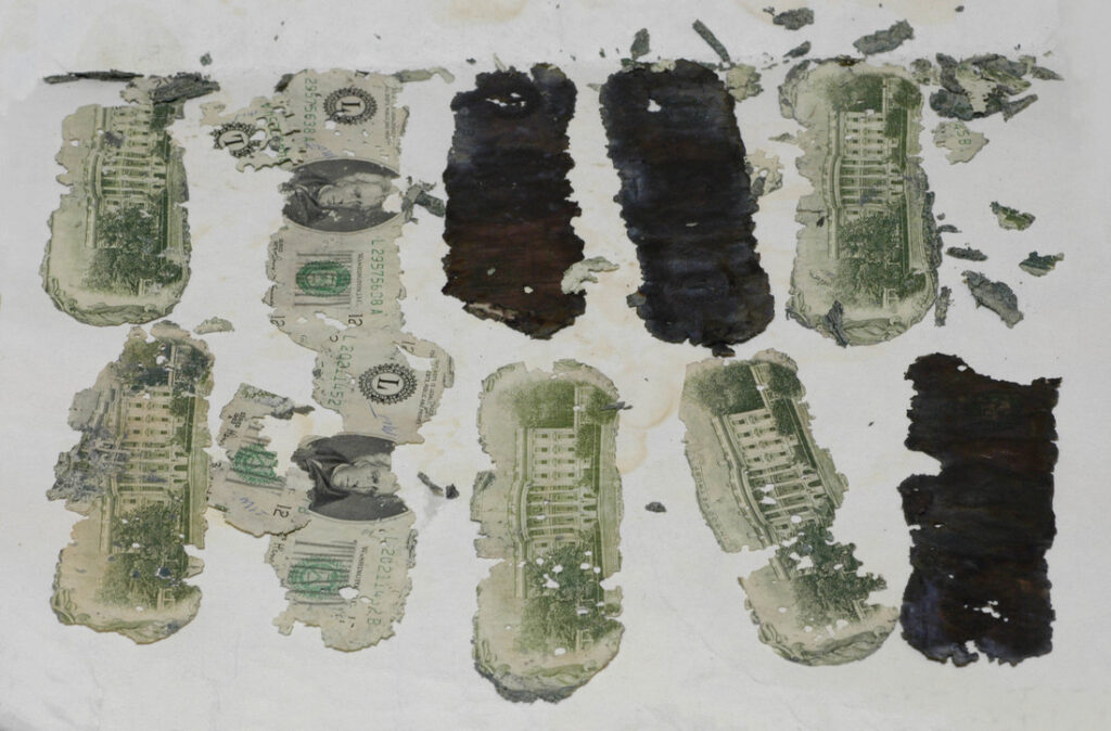 Portion of Brian Ingram's 1980 discovery, Discovery of the Ransom Money, the mystery of db cooper.